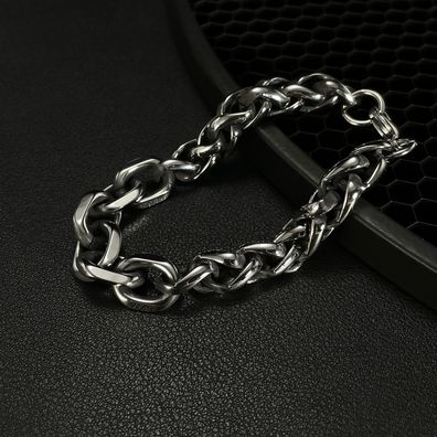 Spliced Chain Stainless Steel Bracelet For Men