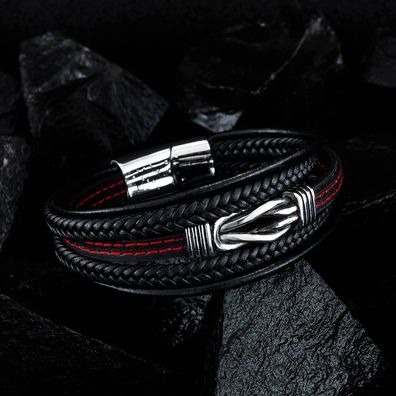 Men's Street Multi-Layer Woven Leather Bracelet Leather Bracelet