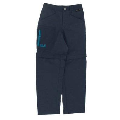 Jack Wolfskin Mosquito Zip Off Pants Kinder Hose abnehmbare Beine 1607821-1010