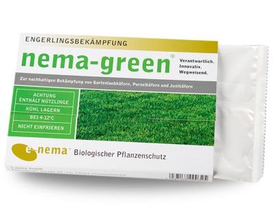 Nema-Green HB Nematoden zur Bekämpfung des Gartenlaubkäfers 50 Mio für 100qm