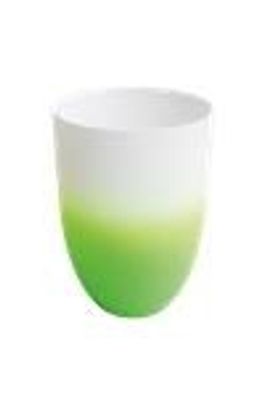 ASA Selection Vase/ Windlicht grün whitematt Porzellan 10111129