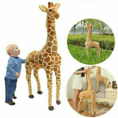 100 cm Giraffe Plüschtiere Puppe riesige Stofftiere grobe weiche Kinder Weihnachtsges