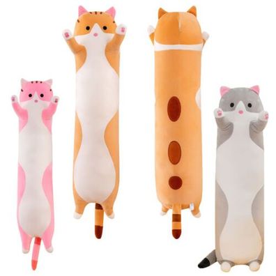 Langes subes Katzenkuscheltier Plüschtiere Puppe Kissen Plüsch Spielzeug