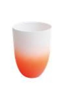 ASA Selection Vase/ Windlicht orange whitematt Porzellan 10110129
