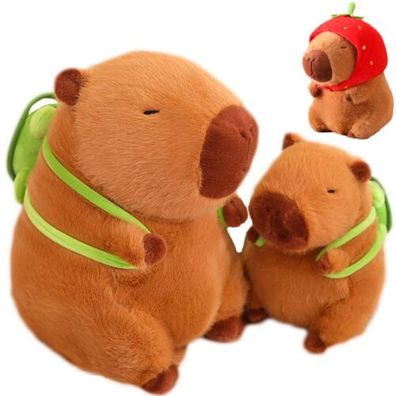 Capybara Plüschtiere Kuscheltier Weiches Stofftier Kissen Plüsch Spielzeug