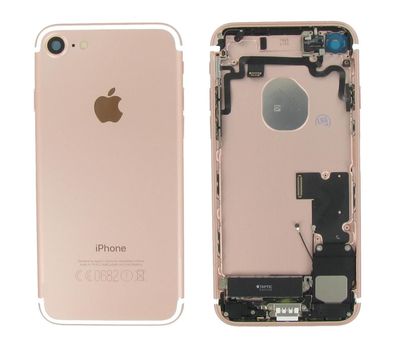 Original Apple iPhone 7 Akkudeckel Mittelrahmen Gehäuse Rosegold Wie Neu