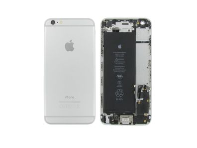 Original iPhone 6 Plus Akkudeckel Backcover Batterie Silver Akzeptabler Zustand