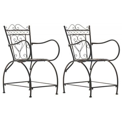 2er Set Stühle Sheela (Farbe: bronze)
