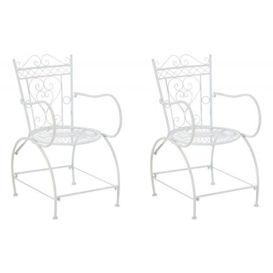 2er Set Stühle Sheela (Farbe: weiß)