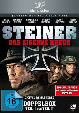 Steiner - Das Eiserne Kreuz 1&2 (DVD) Min: / DD/ WS Doppelbox, 2DVDs - ALIVE AG 6417