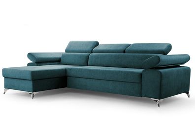 Ecksofa Sofa Couch Schlaffunktion Bettkasten Bardi