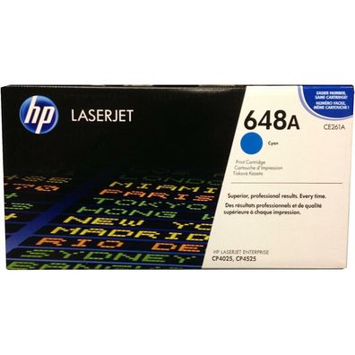 HP HP Cartridge No 648A HP648A HP 648A Cyan (CE261A)