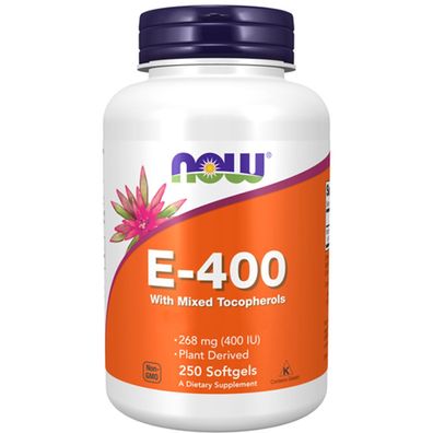 Now Foods, Vitamin E-400IU mit gemischten Tocopherolen, 250 Weichkapseln
