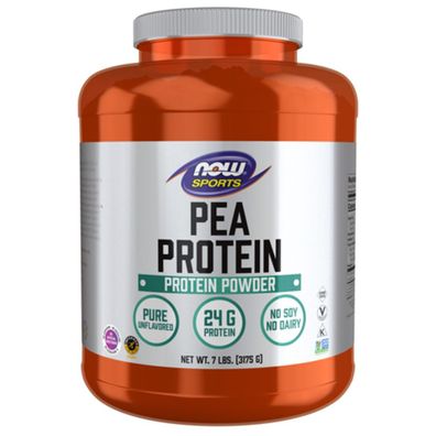 Now Foods, Pea Protein (Erbsen Protein), geschmacksneutral, 3175g