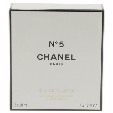 Chanel No. 5 Eau de Toilette 3 x 20ml