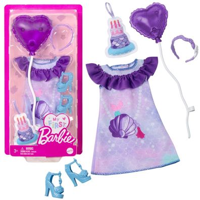 Birthday Kleid | My First Barbie | Mattel | Puppen-Kleidung Trend Mode