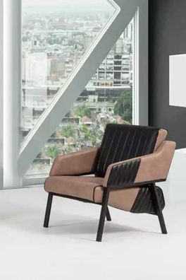 Arbeitszimmer Sessel Luxus Sitz Stoff Textil Büro Möbel Polster Neu