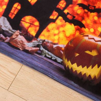 Dekorative Badematte HalloweenTeppich Wanne Fleckerlteppich Haustur