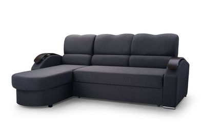 Ecksofa Sofa Couch Schlaffunktion MEGAN 235 cm