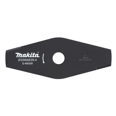 Makita 2-Zahn-Schlagmesser 230x25,4mm Grasschneideblatt Freischneider D-66058