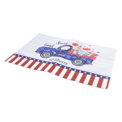 Teppich Bodenmatte Mit Amerikanischer Flagge Schnelltrocknend