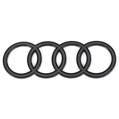 Original Audi Q8 Facelift Ringe Logo Emblem schwarz/ anthrazit 4M8853742C716