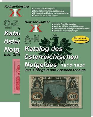 Katalog des ?sterreichischen Notgeldes 1914-1924 in 2 B?nden, Johann Kodnar