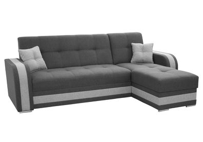 Ecksofa Sofa Couch Schlaffunktion Sergio 203