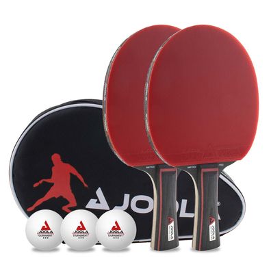 Joola Tischtennis Set Duo Pro | Tischtennisschläger Tischtennisbälle Tischtennishü...