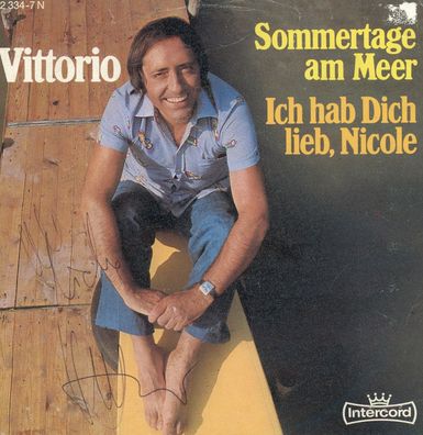 7" Cover Vittorio - Sommertage am Meer