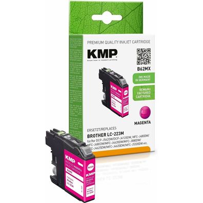 KMP B62MX magenta Tintenpatrone ersetzt brother LC-223M