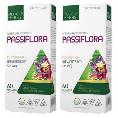 Passionsblume Extrakt 4% Flavone Passiflora Incarnata 600mg 120 Kapseln