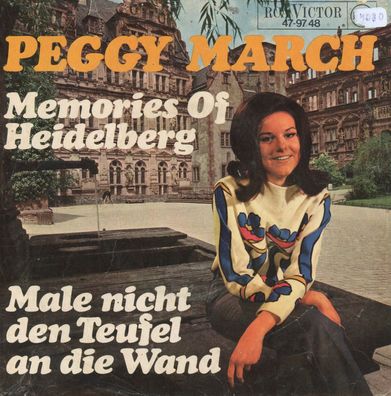 7" Cover Peggy March - Memories of Heidelberg