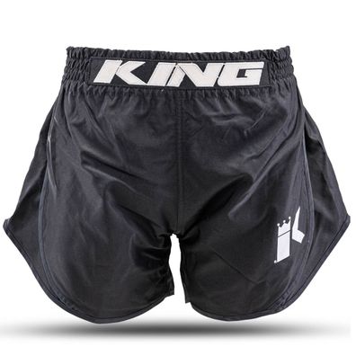 King Pro Boxing Classic Muay Thai Hose Schwarz - Größe: L