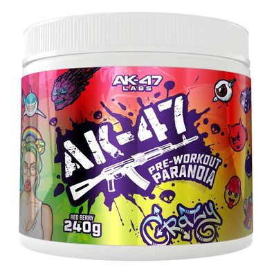 AK47 Labs Pre-Workout Paranoia - Red Berry - Red Berry