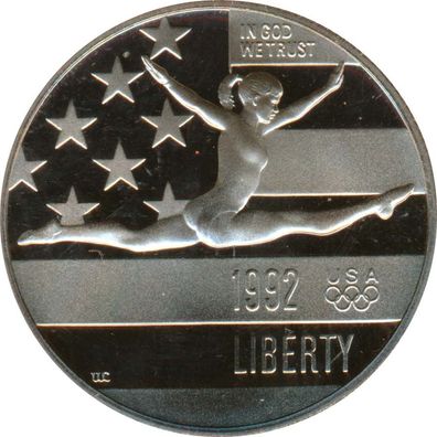 USA Half Dollar 1992 S PP Olympiade in Barcelona*