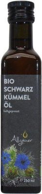 Allgäuer Bio Schwarzkümmelöl - Flasche: 250 ml