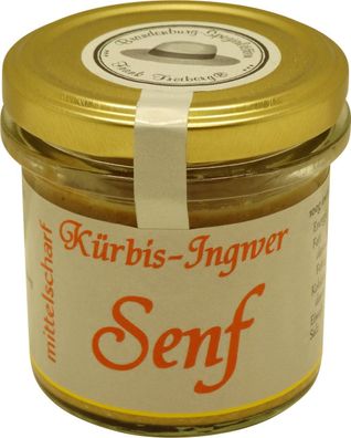 Fercher Kürbis-Ingwer-Senf, mittelscharf - Glas: 120 ml