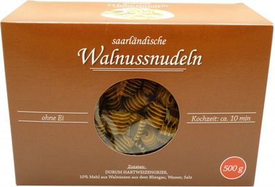 Saarländische Walnuss-Nudeln - Packung: 500 g