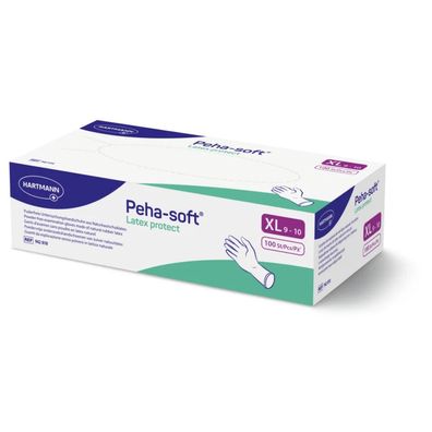 Peha-soft® latex protect XL, P100 | Packung (100 Stück) (Gr. XL)