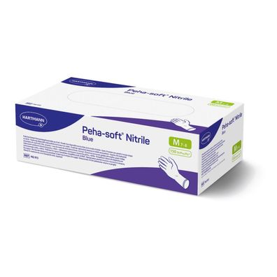 Peha-soft® nitrile blue M P150 | Packung (150 Stück) (Gr. M)