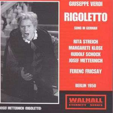 Giuseppe Verdi (1813-1901): Rigoletto (in deutscher Sprache) - - (CD / R)