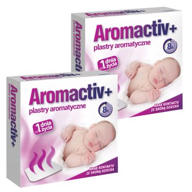 Aromactiv + Aromatisches Pflaster Für Kinder Verstopfte Nase Baby 5 Stück x2