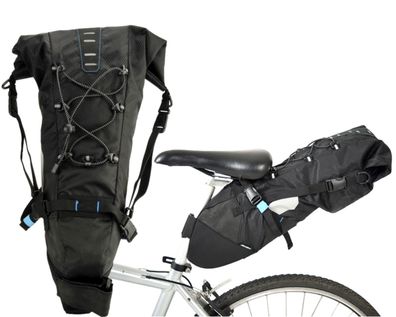Fischer Sattel-Tasche 7L Fahrrad-Tasche Satteltasche Case Bikepacking MTB E-Bike