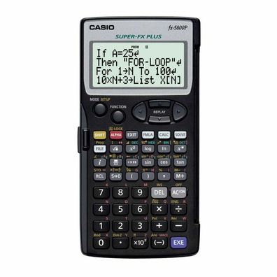 Wissenschaftlicher Taschenrechner Casio FX-5800P-S-EH