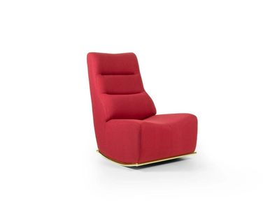 Luxus Rot Sessel Wohnzimmer Polster Sitz Modern Sitzmöbel Designer