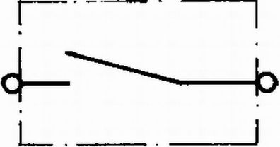 HELLA 6DD 001 551-011 Schalter, Bremsleuchte - Zugbetätigung - Schraubkontakt - Einba