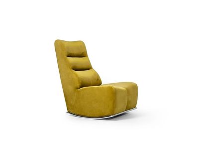 Wohnzimmer Gelb Sessel Sitzmöbel Neu Einrichtung Designer Sitz Textil