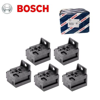 5x BOSCH Universall Relais-Sockel Stecksockel für Mini Relais 3334485008