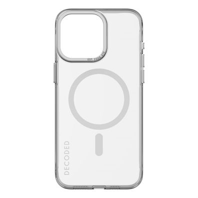 Decoded Recycled Plastic Backcover für iPhone 15 Pro Max - Transparent